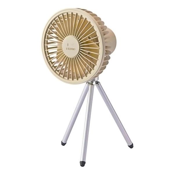 扇風機 ポータブルトリポッドファン BDE062 BRUNO 小型 卓上 手持ち 三脚 充電式 US...