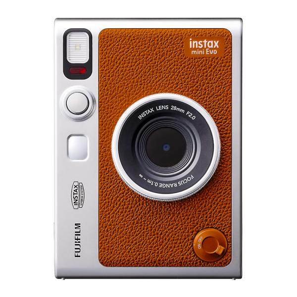 チェキ instax mini Evo Brown ハイブリッドインスタントカメラ FUJIFILM...