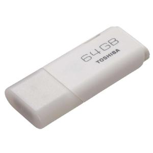 64GB USBメモリー TOSHIBA 東芝 TransMemory USB2.0 キャップ式 ホワイト 海外リテール THN-U202W0640A4 ◆メ