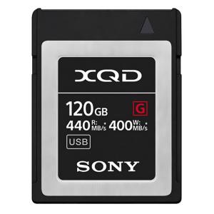 120GB XQDメモリーカード XQDカード SONY ソニー Gシリーズ R:440MB/s W:400MB/s 日本語パッケージ QD-G120F ◆メ
