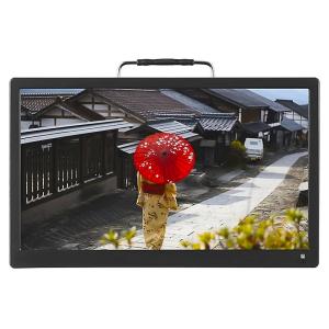 【新品保証付】Qriom 14インチ 地デジテレビ KORS-PTV14ブラック Qriom 地上デジタル放送対応チューナー内蔵ポータブルテレビ（14