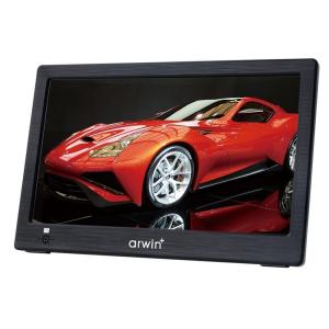 10.1インチ ポータブルテレビ＆マルチプレーヤー arwin アーウィン 地デジ ワンセグ 録画機能付 3電源 HDMI入力端子 APT-101FP  宅