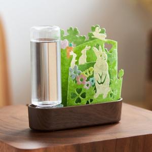 自然気化式ECO加湿器 うるおい うさぎモチー...の詳細画像1