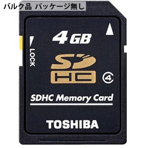 4GB SDHCカード SDカード TOSHIBA 東芝 CLASS4 ミニケース入 バルク SD-L004G4-BLK ◆メ｜flashmemory