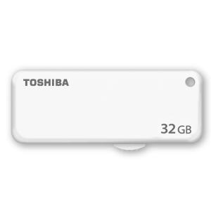 32GB USBメモリ USB2.0 TOSHIBA 東芝 TransMemory UKB-2Aシリーズ U203 スライド式 ホワイト バルク UKB-2A032GW-BLK ◆メ