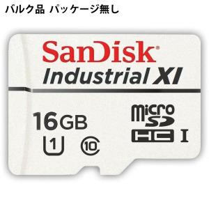 マイクロSD 16GB microSDHC 産業用 SanDisk サンディスク Industrial Class10 MLCチップ採用 高信頼 高耐久 R:80MB/s W:50MB/s バルク SDSDQAF3-016G-XI ◆メ｜flashmemory