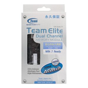 DDR3 1866MHz ELITE 4GBx2 TED38G1866C13DC