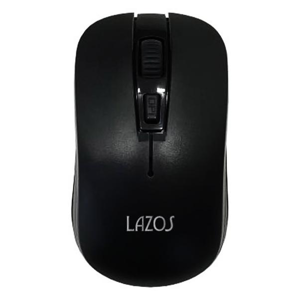 ワイヤレスマウス 2.4GHz 無線マウス 3ボタン Lazos ラゾス 光学式 DPI800/12...