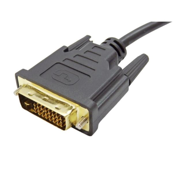 DVI-HDMI変換ケーブル 15cm SSA エスエスエー デジタル映像出力 DVI (24ピン・...