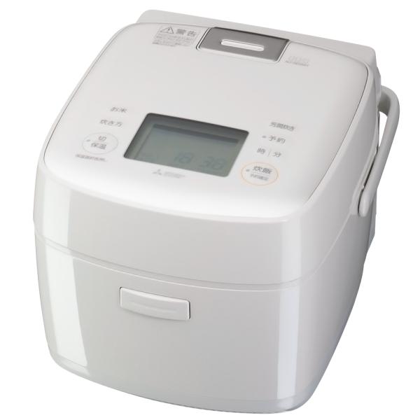 炊飯器 IHジャー NJ-SE06H 白亜麻 しろあま 3.5合 MITSUBISHI 三菱 備長炭...