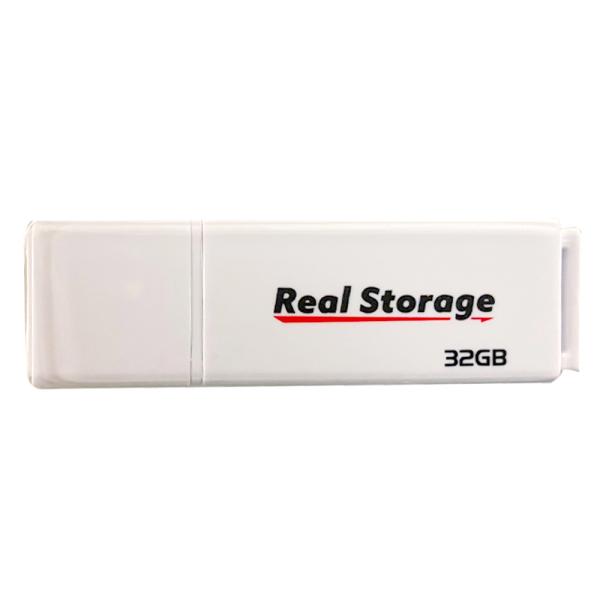 USBメモリ 16GB USB2.0 USB-A Real Storage NMC キャップ式 シン...