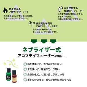 アロマディフューザー 芳香器 ネブライザー式 ...の詳細画像2