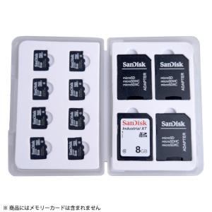 SD / microSD カードケース メモリーカード収納ケース miwakura 美和蔵 最大12枚収納(SDカード4枚+microSDカード8枚) クッショントレー MMC-SD4M8 ◆メ