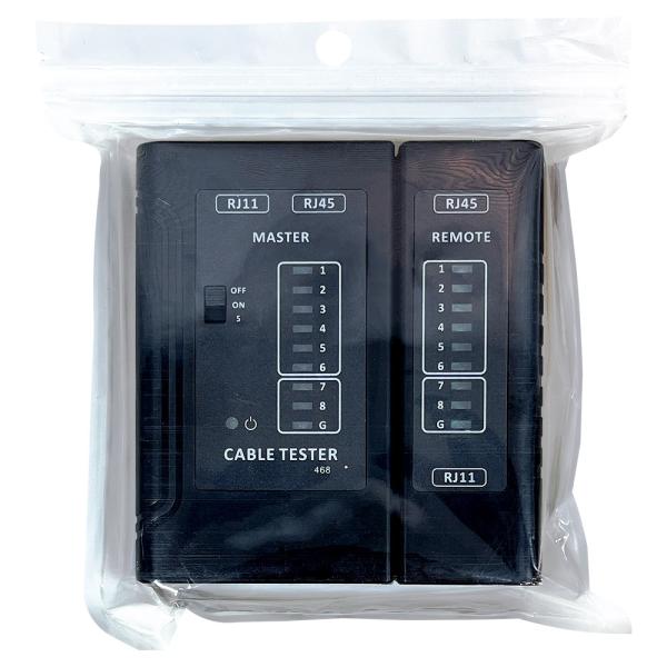 LANチェッカー ネットワークテスター RJ45/RJ11 miwakura  導通確認(LAN/モ...