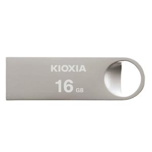 16GB USBメモリ USB2.0 KIOXIA キオクシア TransMemory U401 薄型 スタイリッシュ メタリックボディ 海外リテール LU401S016GC4  メ