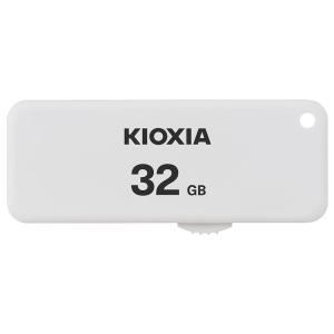 32GB USBメモリ USB2.0 KIOXIA キオクシア TransMemory U203 スライド式 ホワイト 海外リテール LU203W032GG4  メ