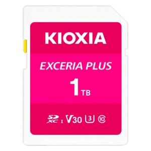 1TB SDXCカード SDカード KIOXIA キオクシア EXCERIA PLUS Class10 UHS-I U3 V30 R:100MB/s W:85MB/s 1000GB 海外リテール LNPL1M001TG4  宅