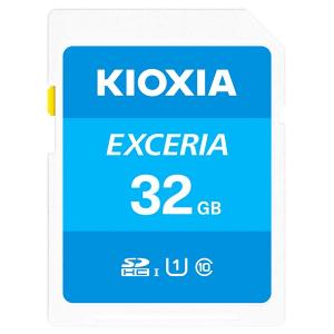 SDカード 32GB SDHCカード KIOXIA キオクシア 旧東芝メモリ EXCERIA Class10 UHS-I U1 R:100MB/s 日本語パッケージ KLNEA032G ◆メ｜flashmemory