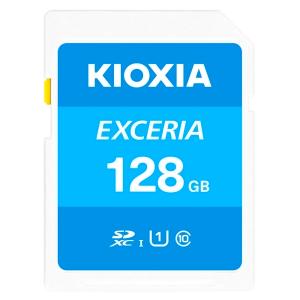 SDカード 128GB SDXCカード KIOXIA キオクシア 旧東芝メモリ EXCERIA Class10 UHS-I U1 R:100MB/s 日本語パッケージ KLNEA128G ◆メ｜風見鶏