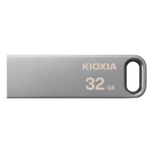 32GB USBメモリ USB3.2 Gen1 KIOXIA キオクシア TransMemory U366 薄型 スタイリッシュ メタリックボディ 海外リテール LU366S032GG4 ◆メ｜flashmemory