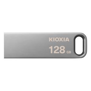 128GB USBメモリ USB3.2 Gen1 KIOXIA キオクシア TransMemory U366 薄型 スタイリッシュ メタリックボディ 海外リテール LU366S128GG4 ◆メ｜flashmemory