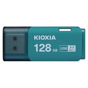 USBメモリ 128GB USB3.2 Gen1(USB3.0) KIOXIA キオクシア TransMemory U301 キャップ式 ライトブルー 海外リテール LU301L128GG4 ◆メ｜flashmemory