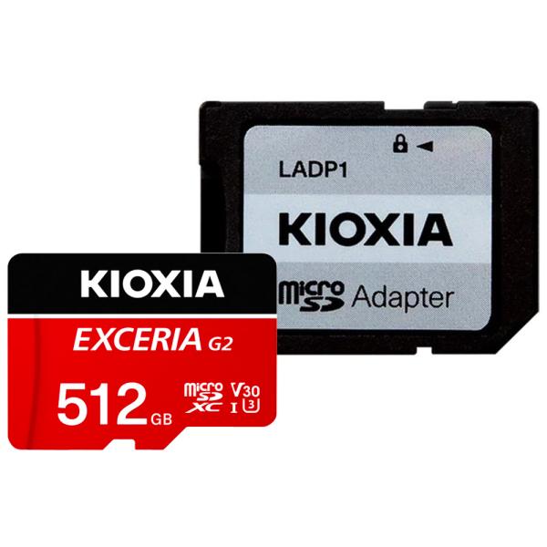 マイクロSDカード 512GB microSDXC KIOXIA EXCERIA G2 CLASS1...