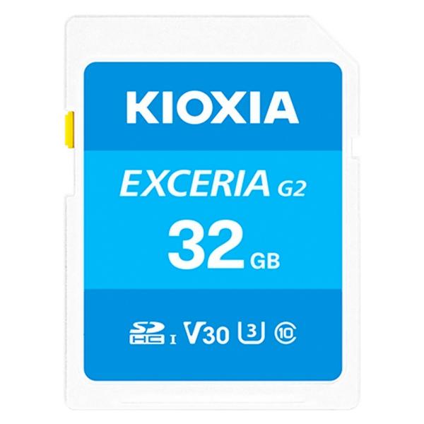 SDカード 32GB SDHCカード KIOXIA キオクシア 旧東芝メモリ EXCERIA G2 ...