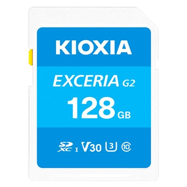 SDカード 128GB SDXCカード KIOXIA キオクシア 旧東芝メモリ EXCERIA G2...