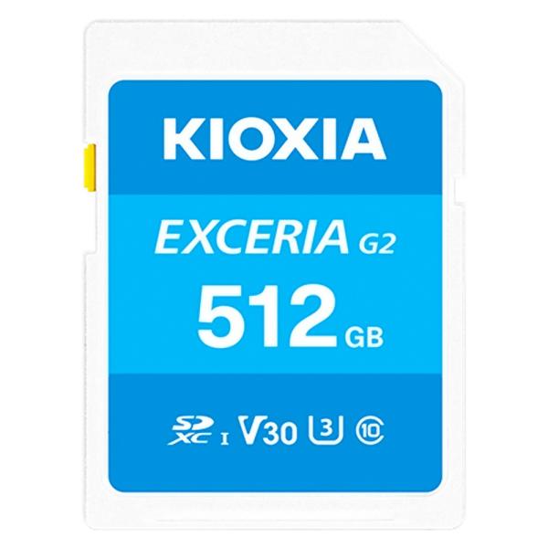 SDカード 512GB SDXCカード KIOXIA キオクシア 旧東芝メモリ EXCERIA G2...
