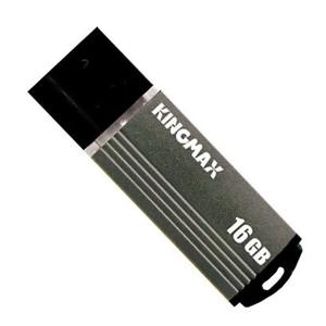 USBメモリ 16GB USB2.0 KINGMAX キングマックス MA-06シリーズ キャップ式  アルミ製ボディ シルバー 海外リテール KM16GMA06D ◆メ｜flashmemory