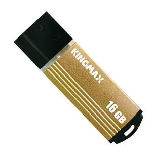 USBメモリ 16GB USB2.0 KINGMAX キングマックス MA-06シリーズ キャップ式  アルミ製ボディ ゴールド 海外リテール KM16GMA06Y ◆メ｜flashmemory