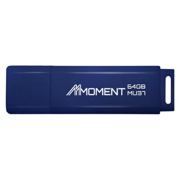 USBメモリ 64GB USB3.2 Gen1 MOMENT モーメント MU37cシリーズ R:7...