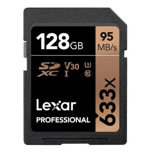 128GB SDカード Lexar 633x U3