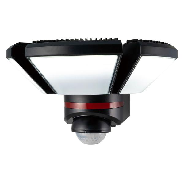 LEDセンサーライト 屋外用 防犯ライト リモコン付 3灯 3000lm ELPA エルパ 朝日電器...