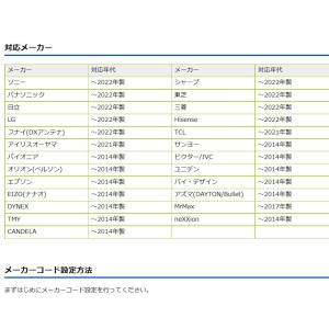 かんたんテレビリモコン 汎用リモコン ELPA...の詳細画像2