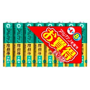 単4形 8本 三菱電機 アルカリ乾電池 MITSUBISHI Uシリーズ 三菱 単四 アルカリ 電池 乾電池 防災 備蓄 お買い得8本シュリンクパック LR03U/8S ◆メ｜flashmemory