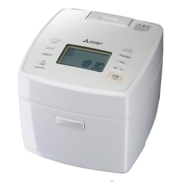炊飯器 IHジャー 月白 げっぱく 5.5合 NJ-VS10G MITSUBISHI 三菱 備長炭コ...