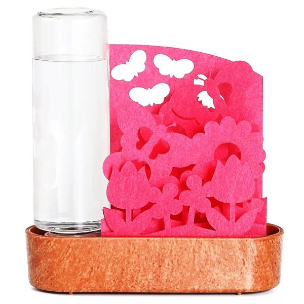 自然気化式ECO加湿器 うるおい 蝶とチューリップ セキスイ 積水樹脂 ペーパー加湿器 電気代0円 ...