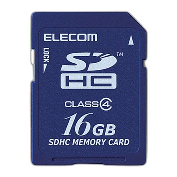 SDカード 16GB SDHCカード ELECOM エレコム MF-FSDC4Hシリーズ Class...