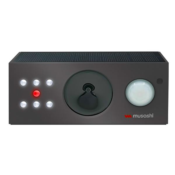 超音波鳥よけ ソーラー鳥しっし トリ対策 MUSASHI ムサシ RITEX 変動超音波2種 超音波...