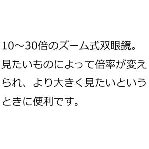 双眼鏡 10-30倍ズーム セレス-GIII ...の詳細画像1