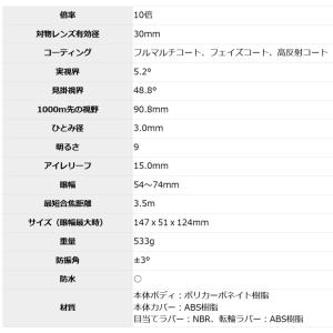 防振双眼鏡 防水 VCスマート セラート 10...の詳細画像2