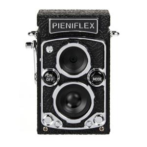 トイカメラ 二眼レフカメラ形 PIENIFLEX ピエニフレックス Kenko ケンコー・トキナー 写真・動画・音声モード USB充電 95万画素 microSDHC対応 KC-TY02 ◆宅｜flashmemory