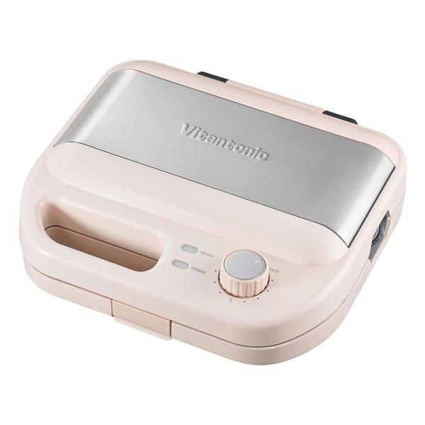 ワッフル ホットサンドベーカー Vitantonio トースト パニーニ 朝食 タイマー 適温ランプ...