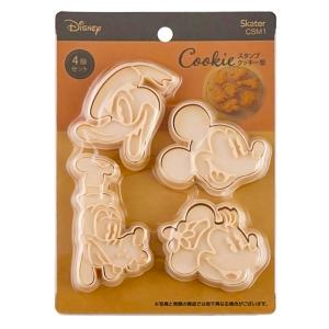スケーター スタンプクッキー型 4種セット ミッキーマウス CSM1
