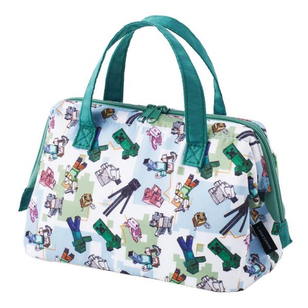 がま口型ランチバッグ Minecraft Explore More マインクラフト SKATER 子...