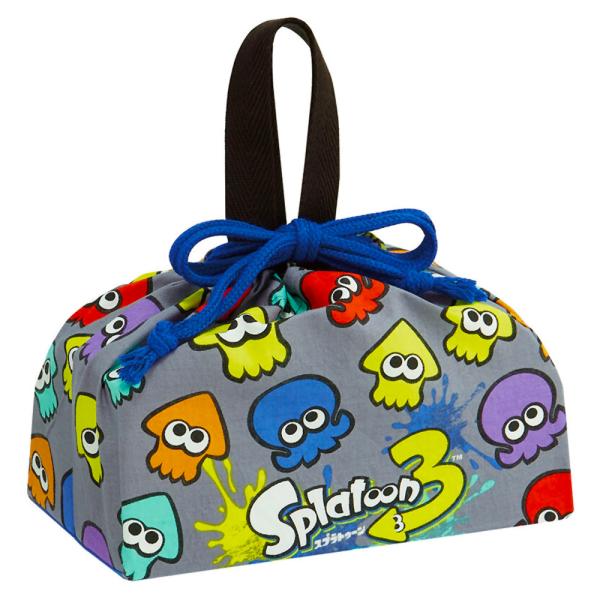 ランチ巾着 お弁当巾着 お弁当袋 スプラトゥーン 3 任天堂 nintendo SKATER スケー...