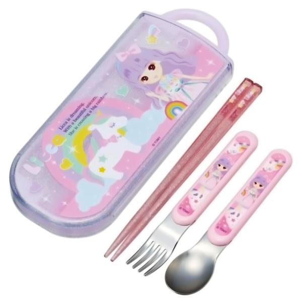 弁当用箸 トリオセット リカちゃん 23 SKATER スケーター 子供 キッズ 箸16.5cm/ス...
