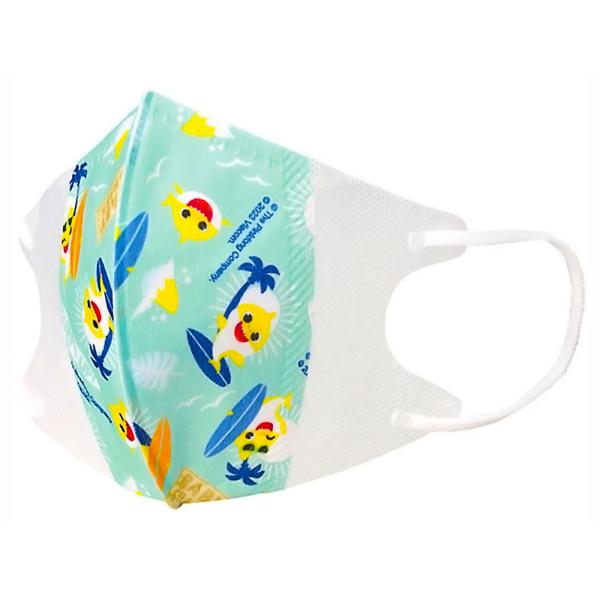 ベイビーシャーク 23 マスク 立体 子供用 子ども用 7枚入り SKATER スケーター 不織布 ...